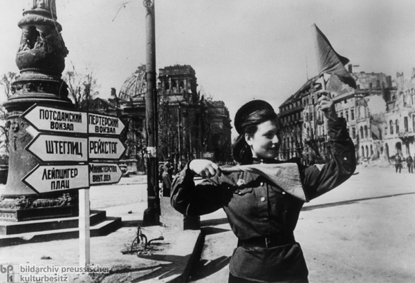 Directing Traffic in Postwar Berlin (1945)